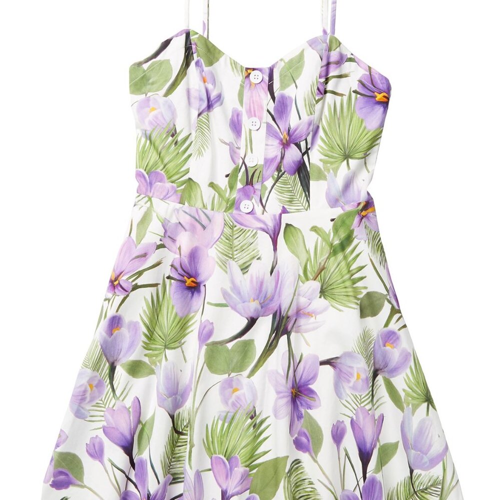 NWT alice olivia sundress floral palm